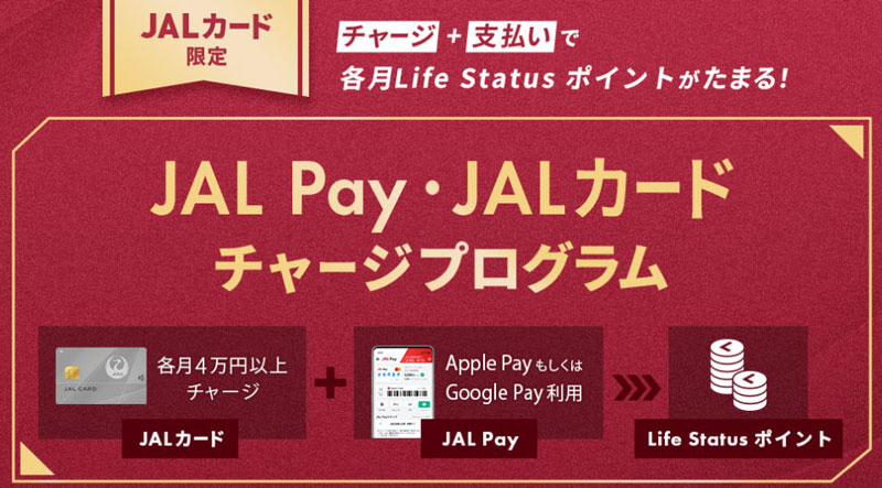 JAL Pay・JALカードチャージプログラム