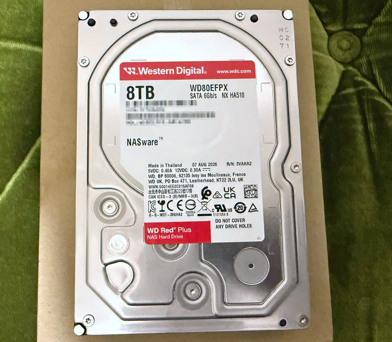 WDRed Plus 8TB WD80EFPX-AJP
